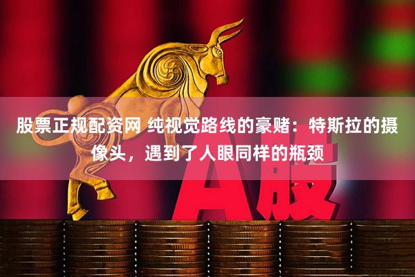 股票正规配资网 纯视觉路线的豪赌：特斯拉的摄像头，遇到了人眼同样的瓶颈